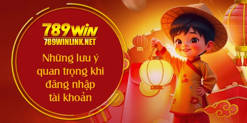 Những lưu ý quan trọng khi đăng nhập 789WIN